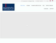 Tablet Screenshot of me-denta.com